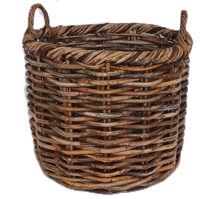 CK5000/2 CESTO VIMINI PORTA LEGNA CM 58X50 H  CK5000/2 CESTO VIMINI PORTA LEGNA CM 58X50 H